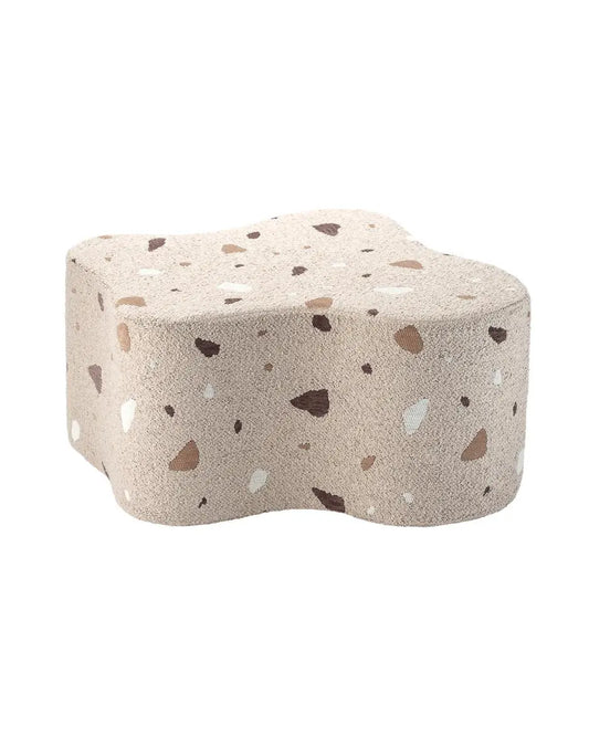 Wigiwama - Sitzpuff "Cloud Pouffe" | terrazzo-sand