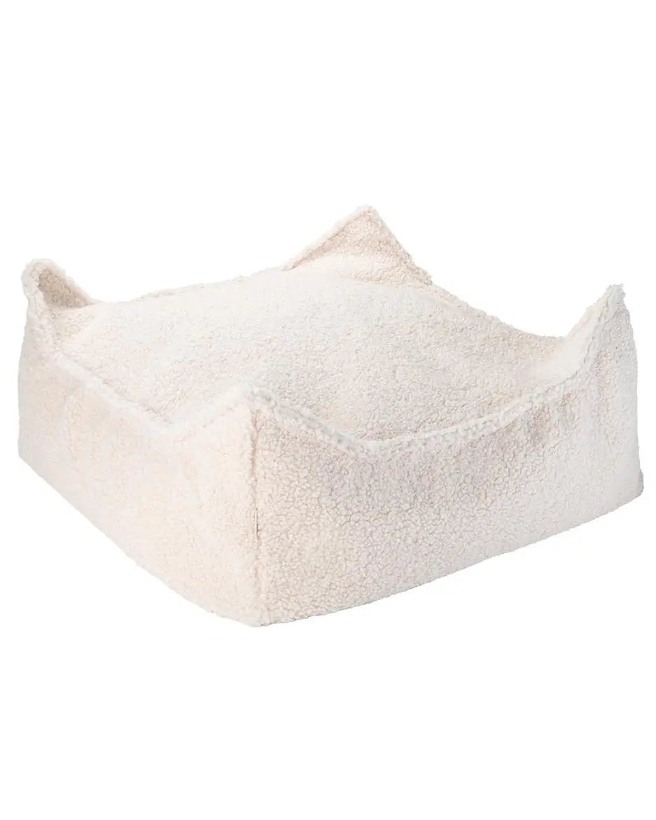 Wigiwama - Ottomane "Square Ottoman" | cream-white