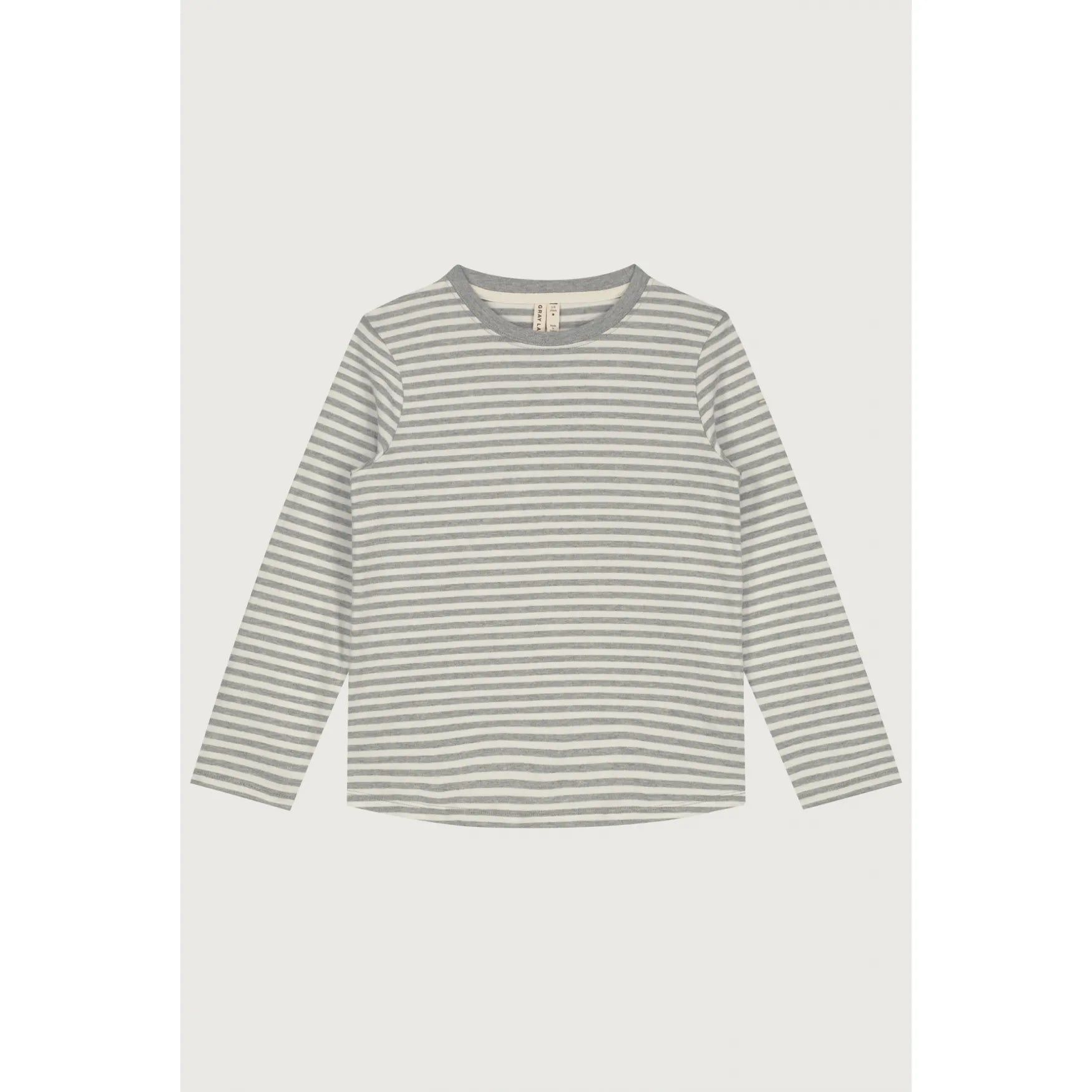 Gray Label - Langarmshirt "L/S Tee GOTS" | grey melange - cream