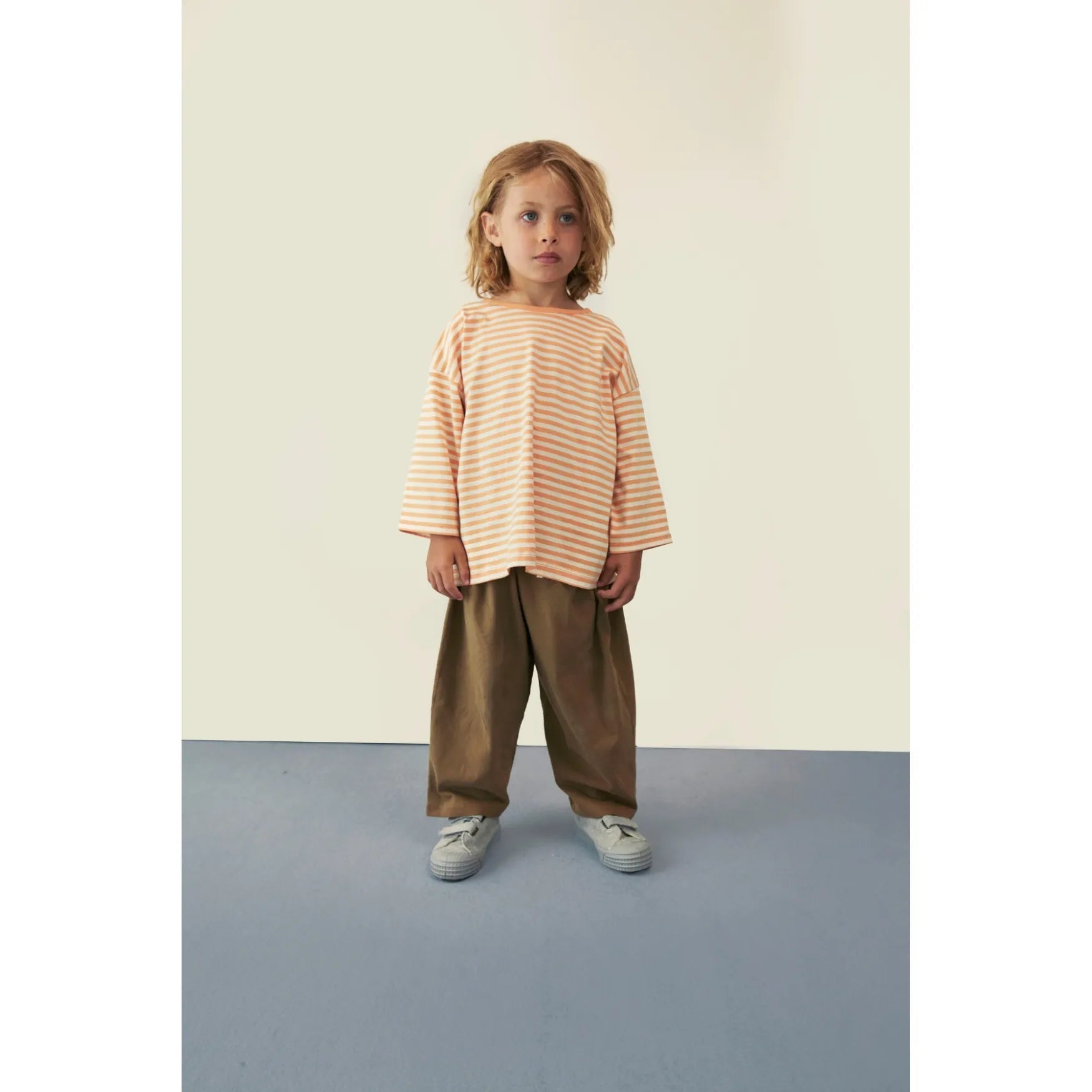 Gray Label - T-Shirt "Dropped Shoulder Tee GOTS" | melon - cream