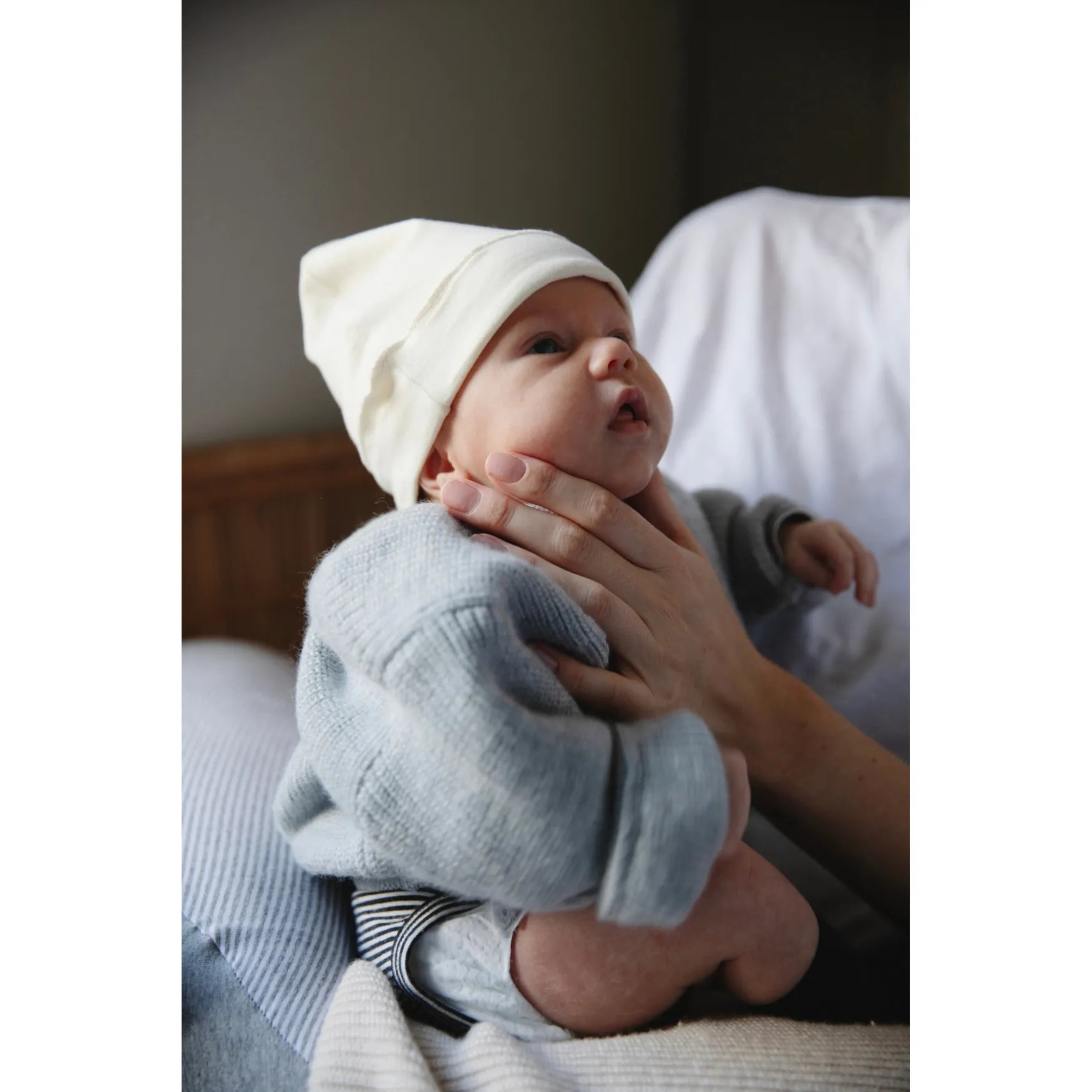 Gray Label - Strickjacke "Baby Knitted Cardigan" | grey melange