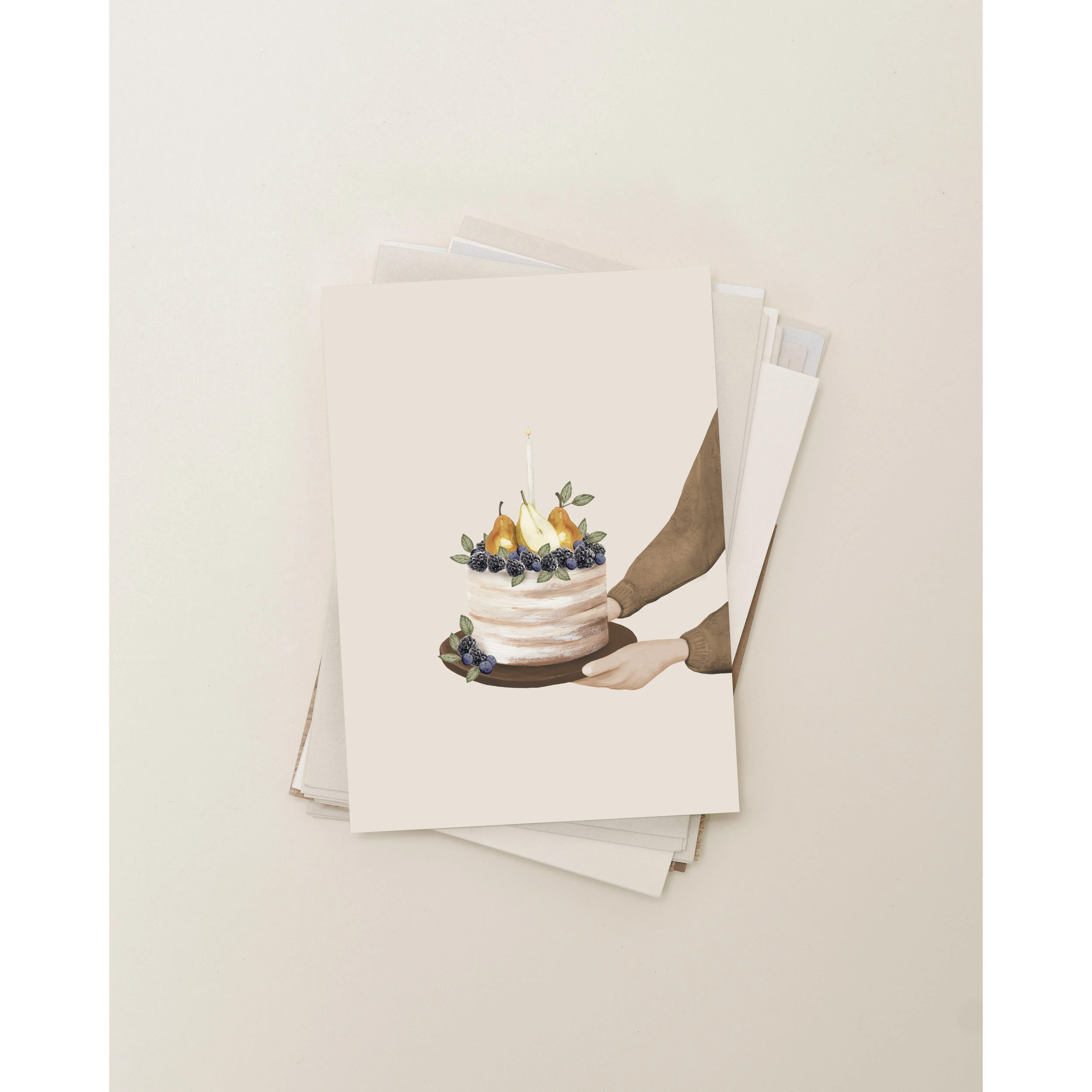 Sâlt + Flor - Grußkarte / Postkarte "Cake Moment"