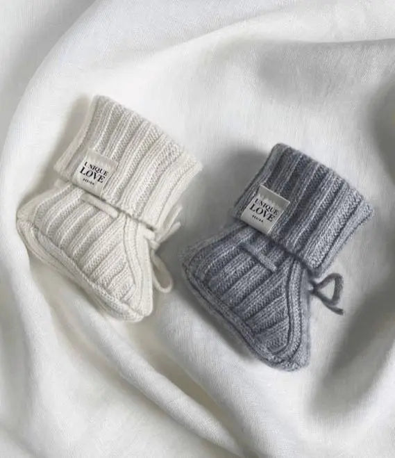 Unique Love - Cashmere Babyschuhe | off-white Unique Love