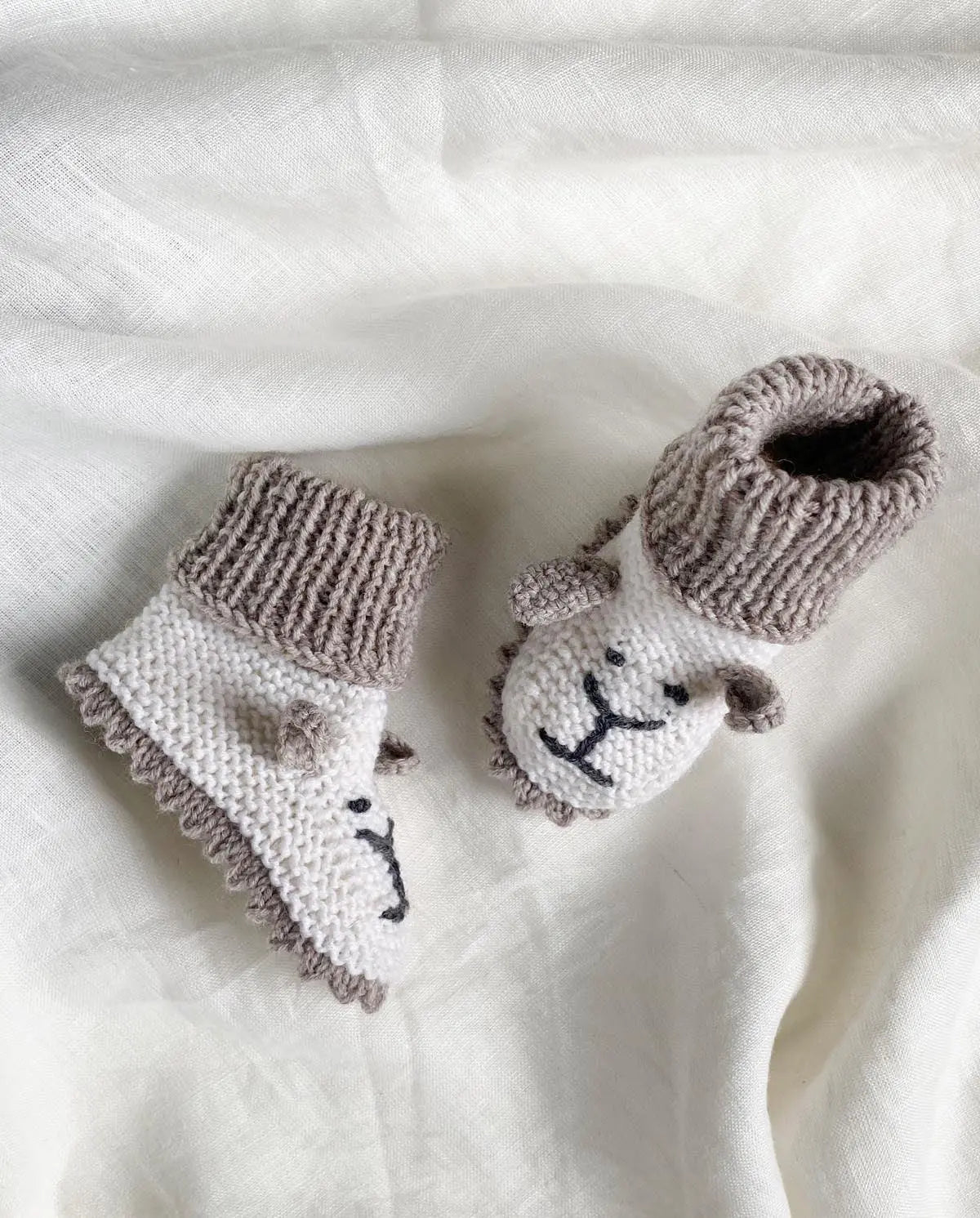 Unique Love - Strickboots "little lion" | sand Unique Love