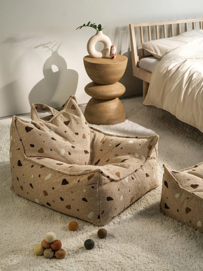 Wigiwama - Sitzsackstuhl "Beanbag Chair" | terrazzo-sand-beanbag-chair