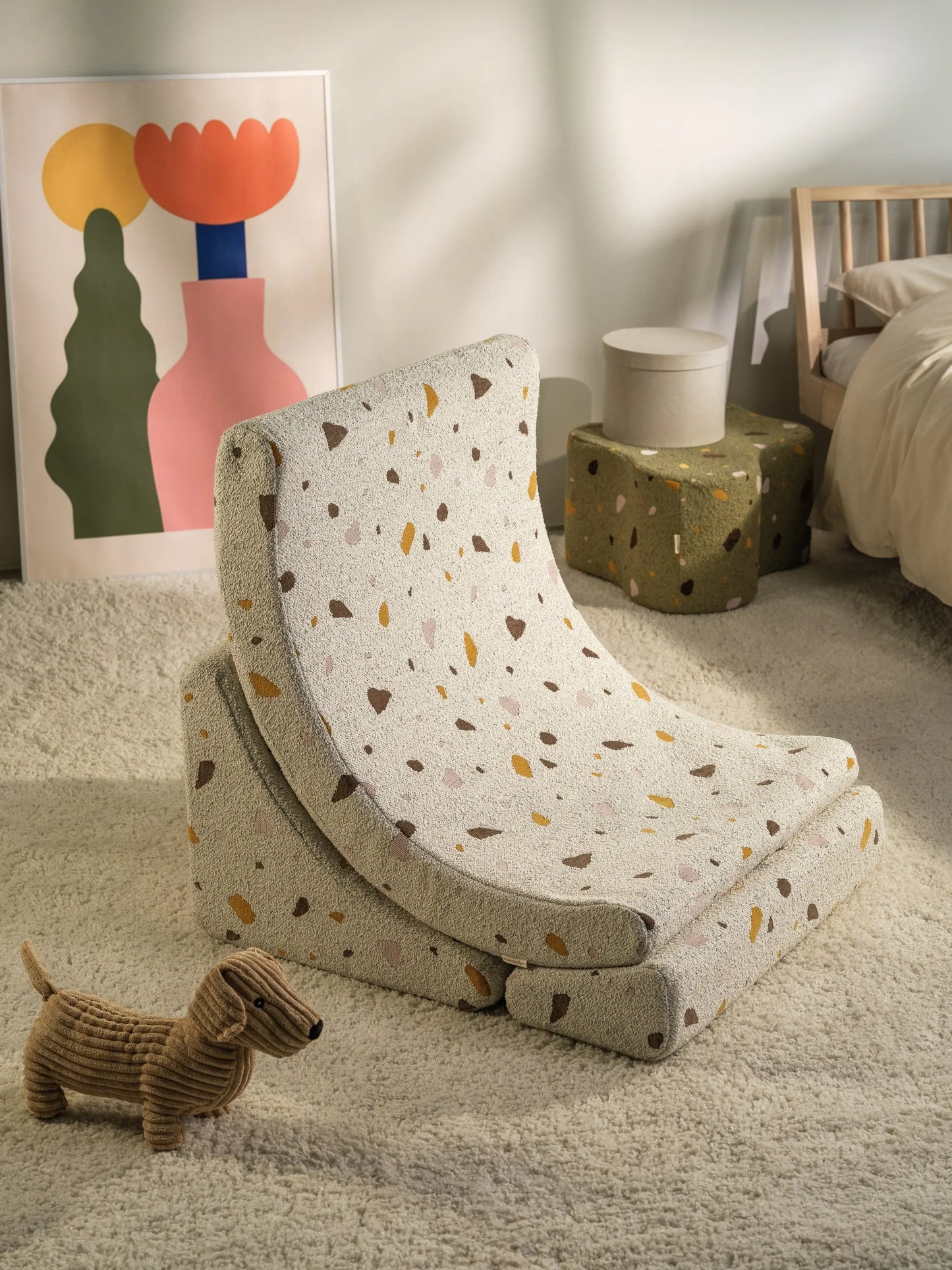 Wigiwama - Mondstuhl "Moon Chair" | terrazzo-marble