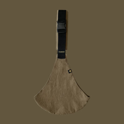 Wildride - Kindertrage "Brown Linen / Main Collection" | linen camel - Leja Concept Store