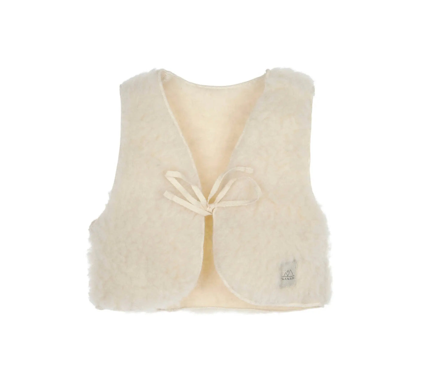 Nanami - Weste aus Wolle "Bodywarmer / Wool" | off-white Nanami