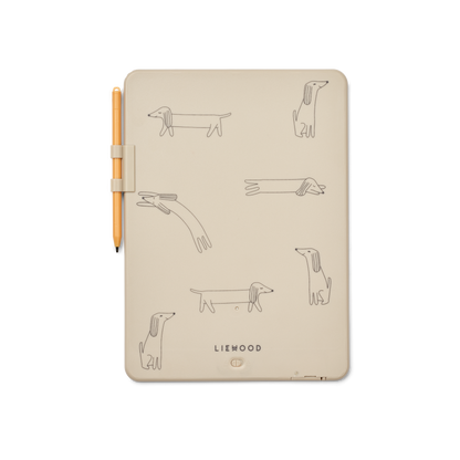Liewood - Magisches Zeichen-Tablet "Zora" | dog / sandy