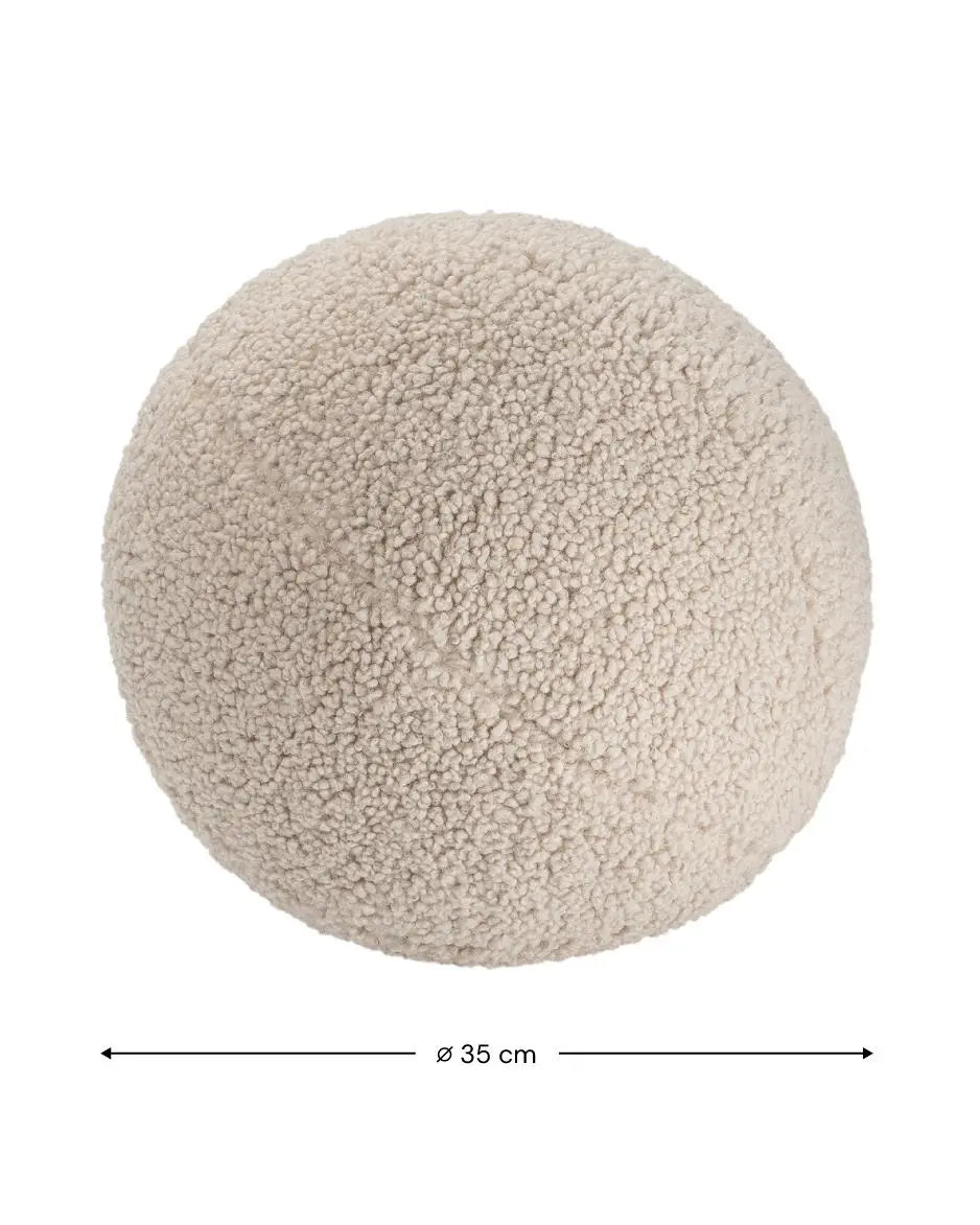 Wigiwama - Kissen "Ball Cushion" | biscuit