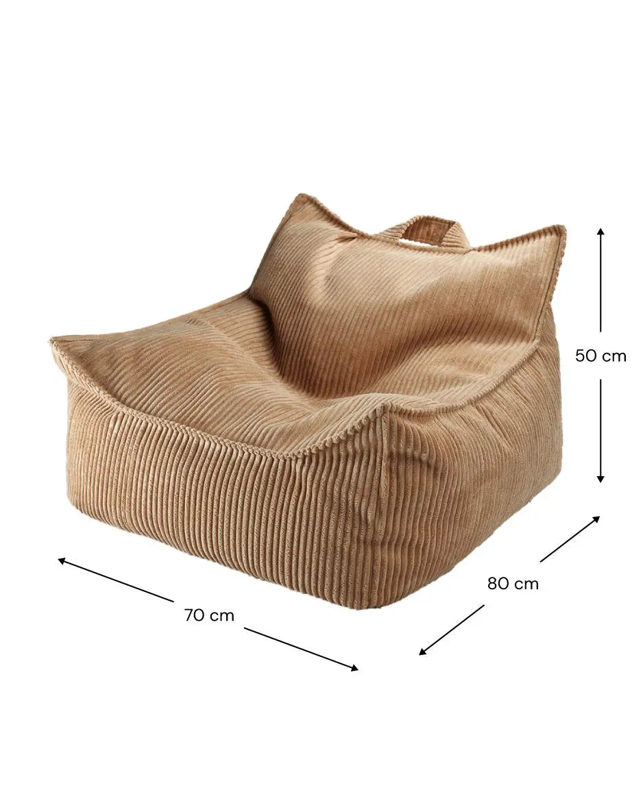 Wigiwama - Sitzsackstuhl "Beanbag Chair" | toffee-beanbag-chair