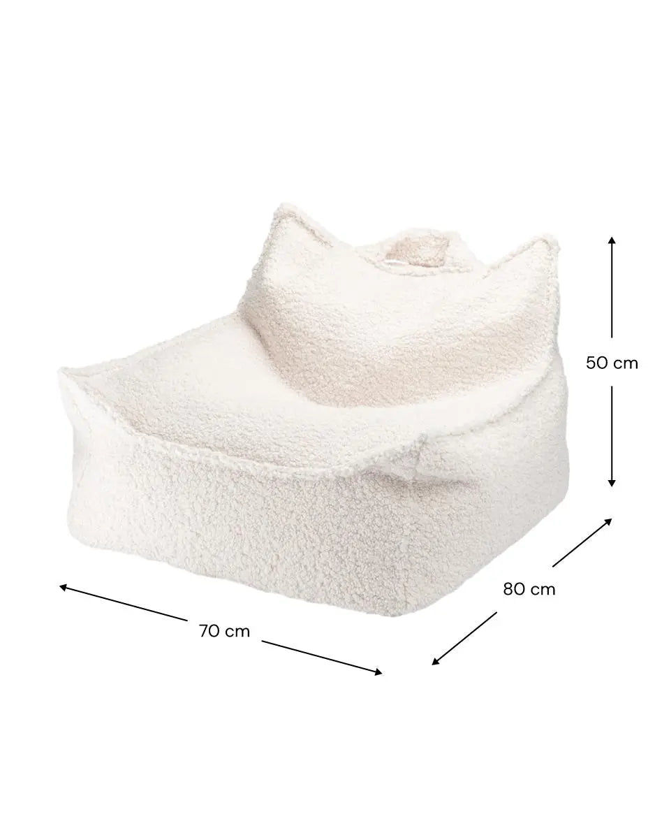 Wigiwama - Sitzsackstuhl "Beanbag Chair" | cream-white