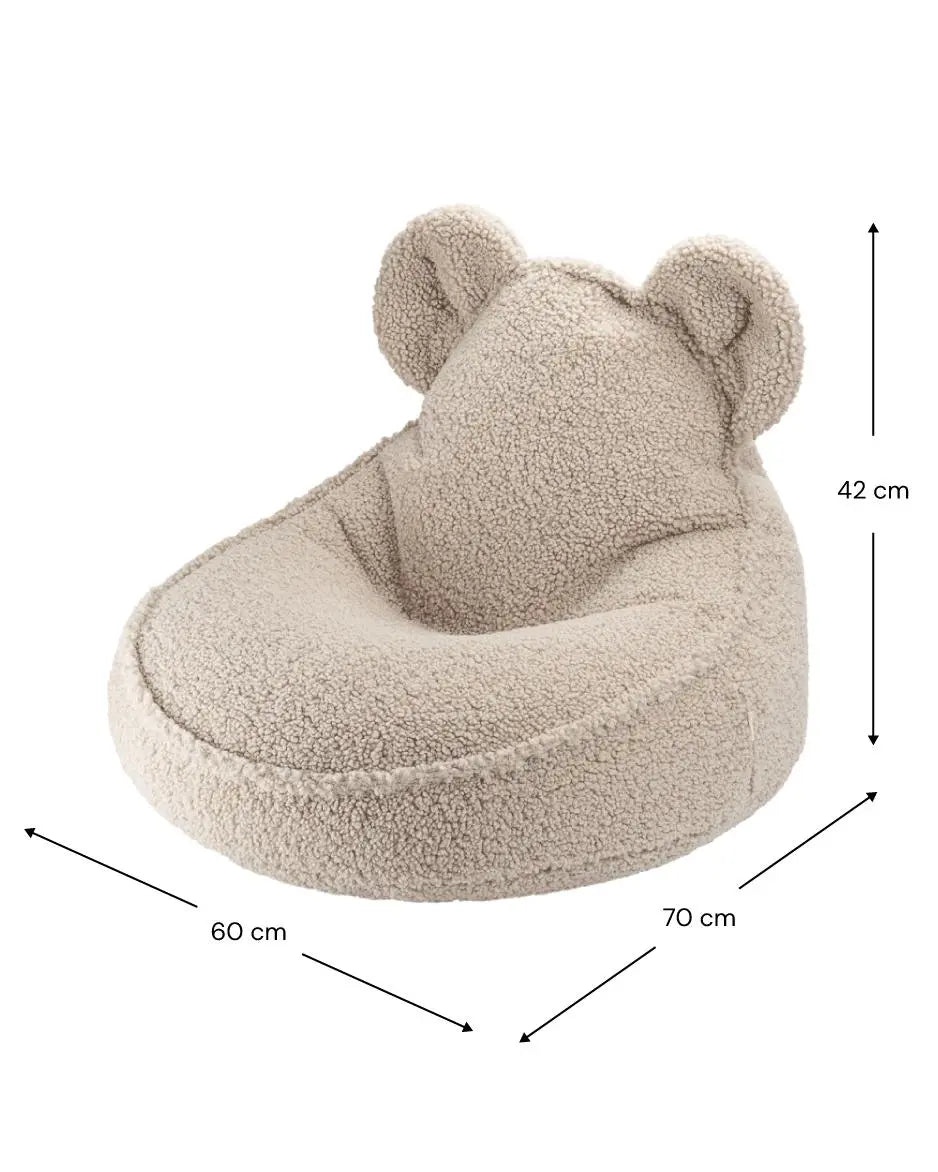 Wigiwama - Bären-Sitzsack "Bear Beanbag" | biscuit