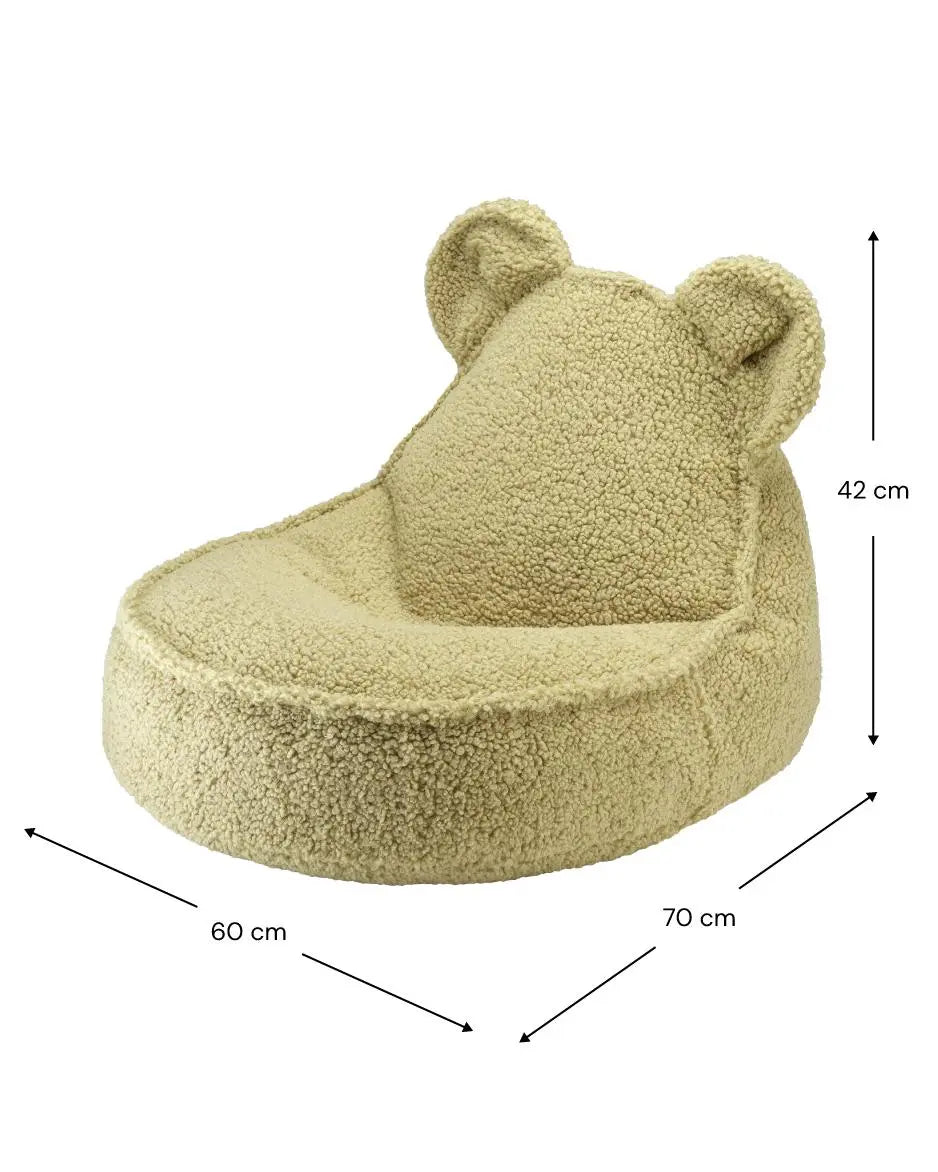 Wigiwama - Bären-Sitzsack "Bear Beanbag" | matcha-bear-beanbag