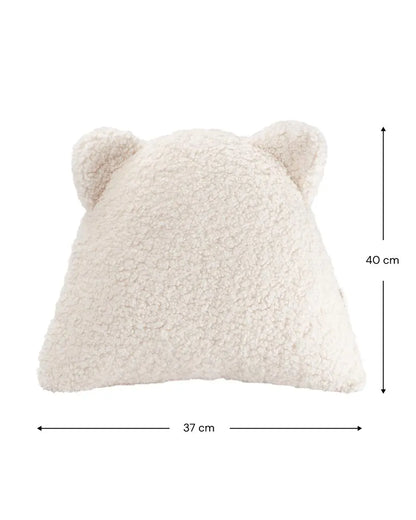 Wigiwama - Kissen "Bear Cushion" | cream-white