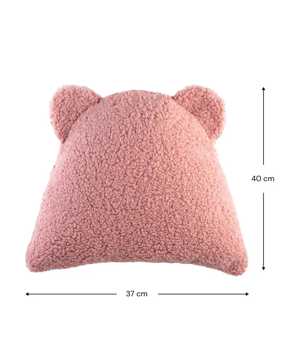 Wigiwama - Kissen "Cushion" | guava-pink-bear-cushion