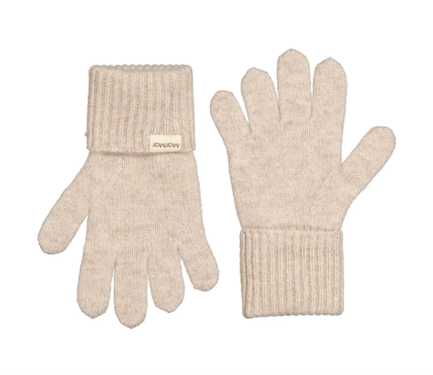 MarMar Copenhagen - Handschuhe Kaschmir "Aske Long" Kind |  sand melange / beige MarMar Copenhagen