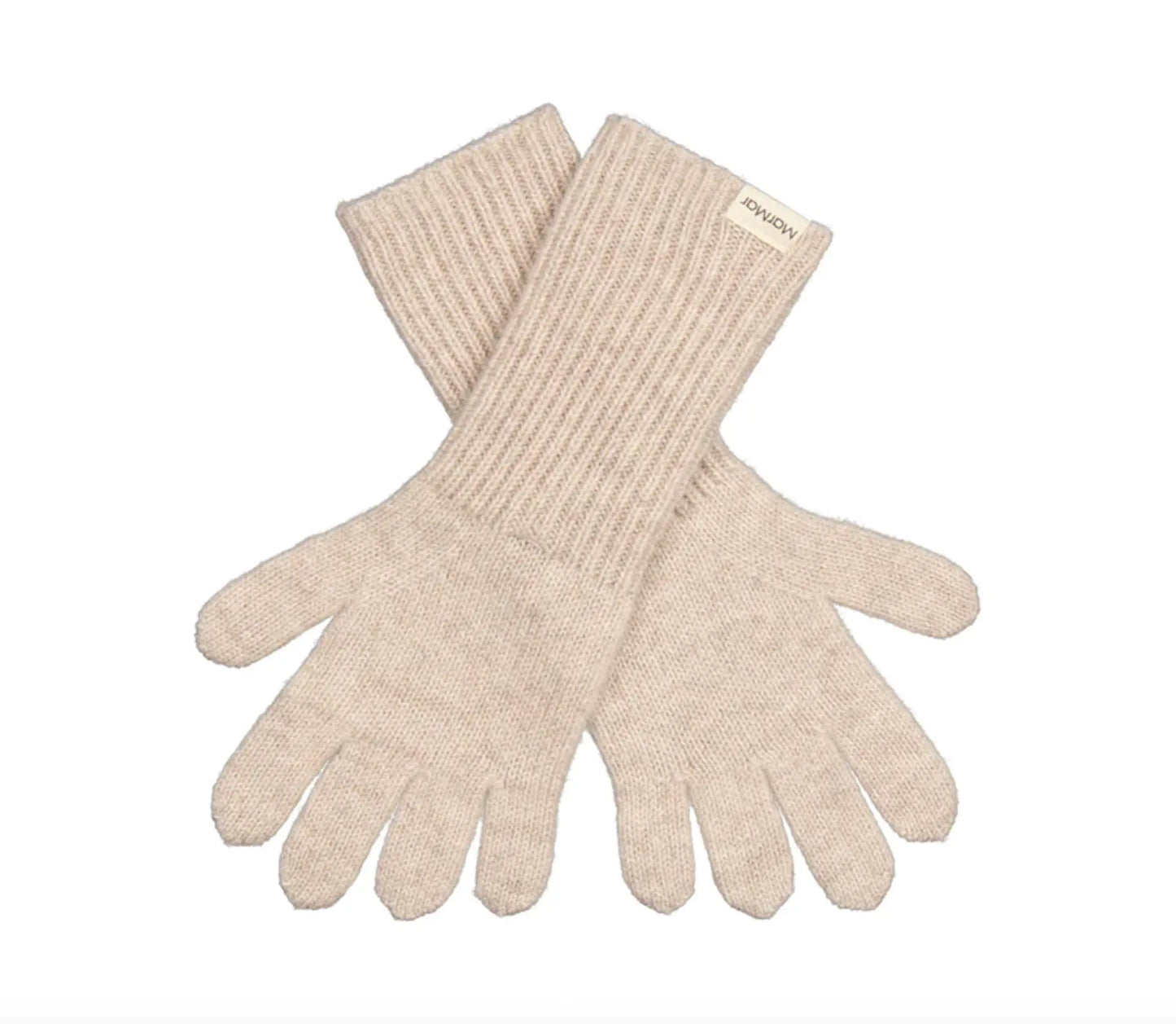 MarMar Copenhagen - Handschuhe Kaschmir "Aske Long" Kind |  sand melange / beige MarMar Copenhagen