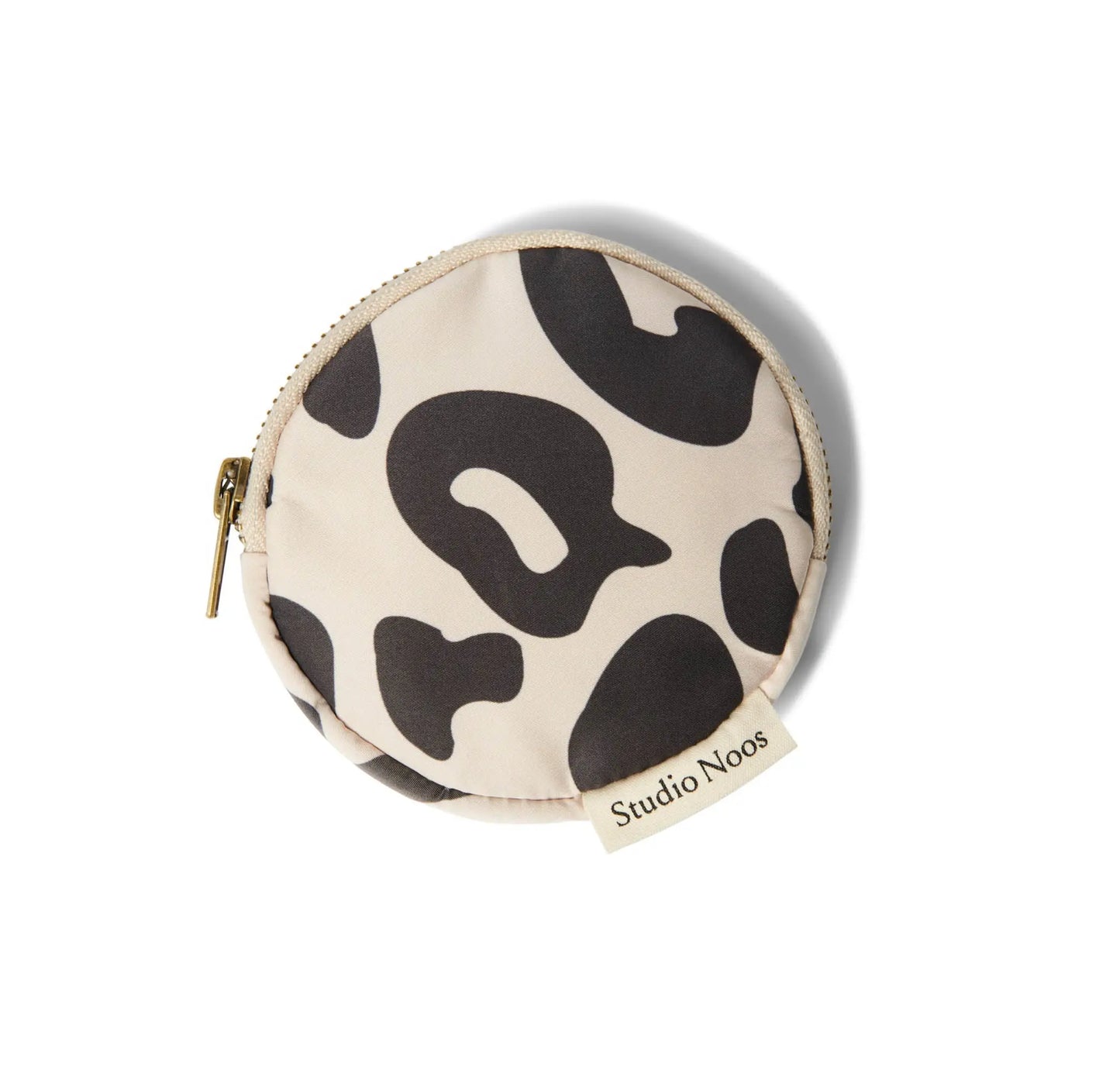 Studio Noos - Geldbeutel "Holy Cow Puffy Wallet" | schwarz / beige Studio Noos