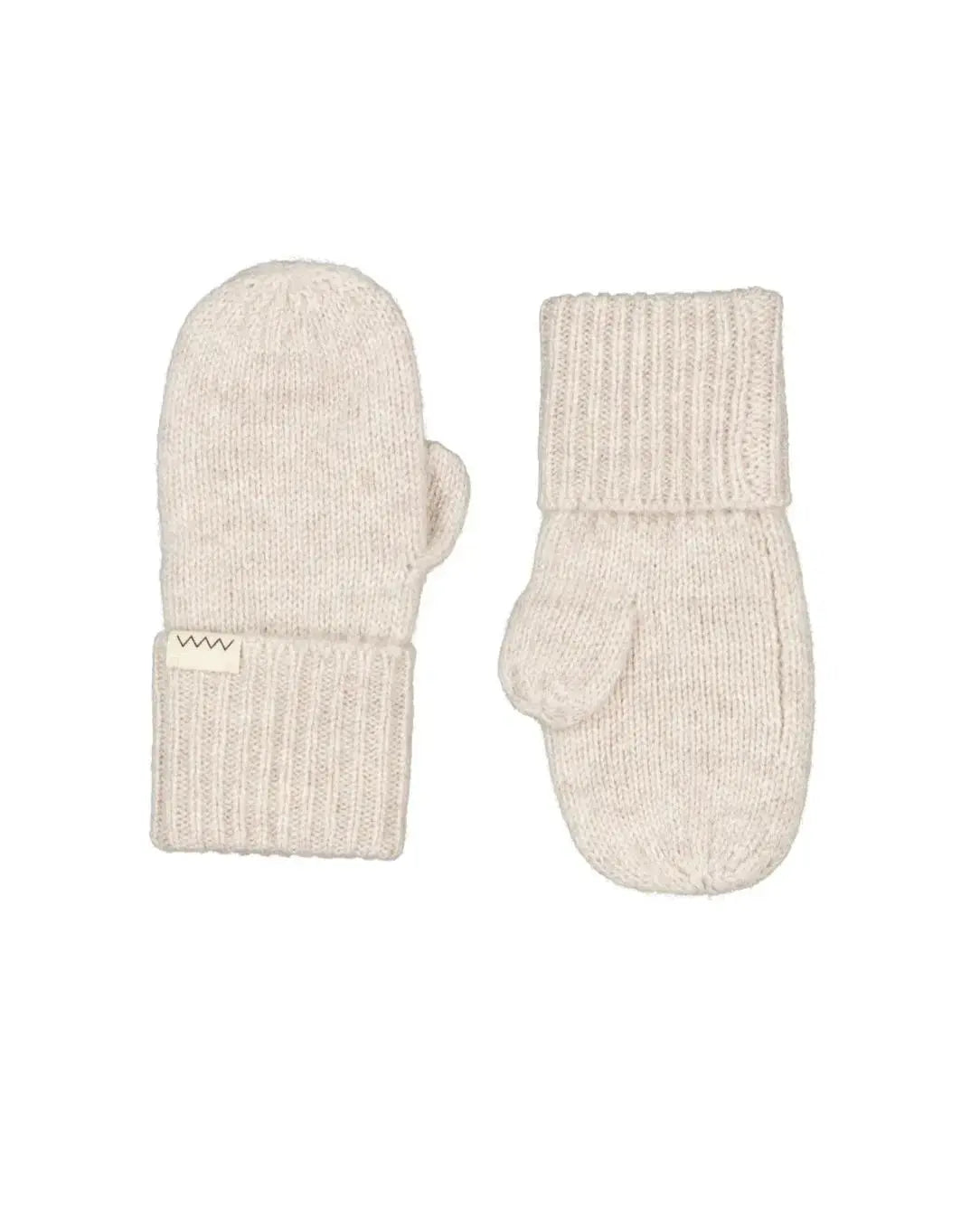 MarMar Copenhagen - Handschuhe Kaschmir "Alvilda Baby" | llama melange / beige MarMar Copenhagen