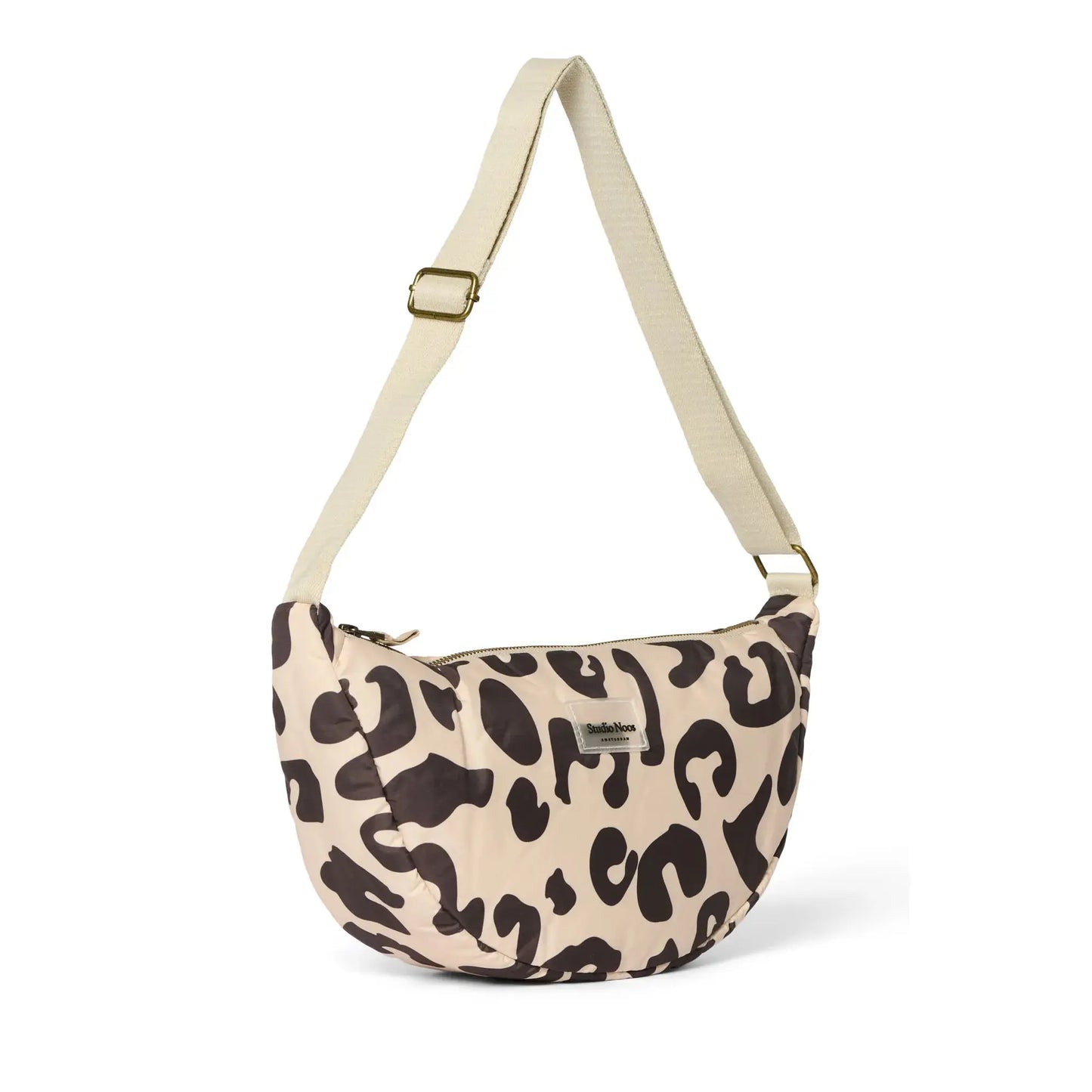 Studio Noos - Tasche "Holy Cow Puffy Adult Fanny Pack" | schwarz / beige Studio Noos