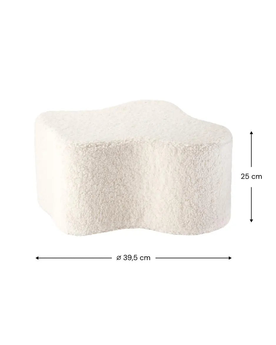 Wigiwama - Sitzpuff "Cloud Pouffe" | cream-white