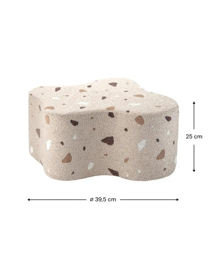 Wigiwama - Sitzpuff "Cloud Pouffe" | terrazzo-sand