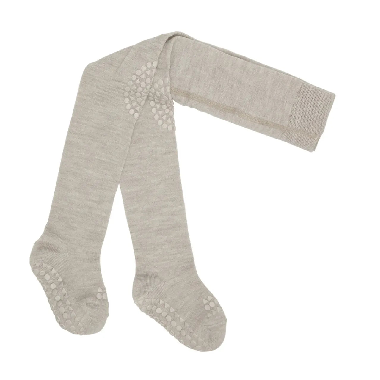 GoBabyGo - Krabbelstrumpfhose Merinowolle "Crawling Tights Merino Wool" | sand