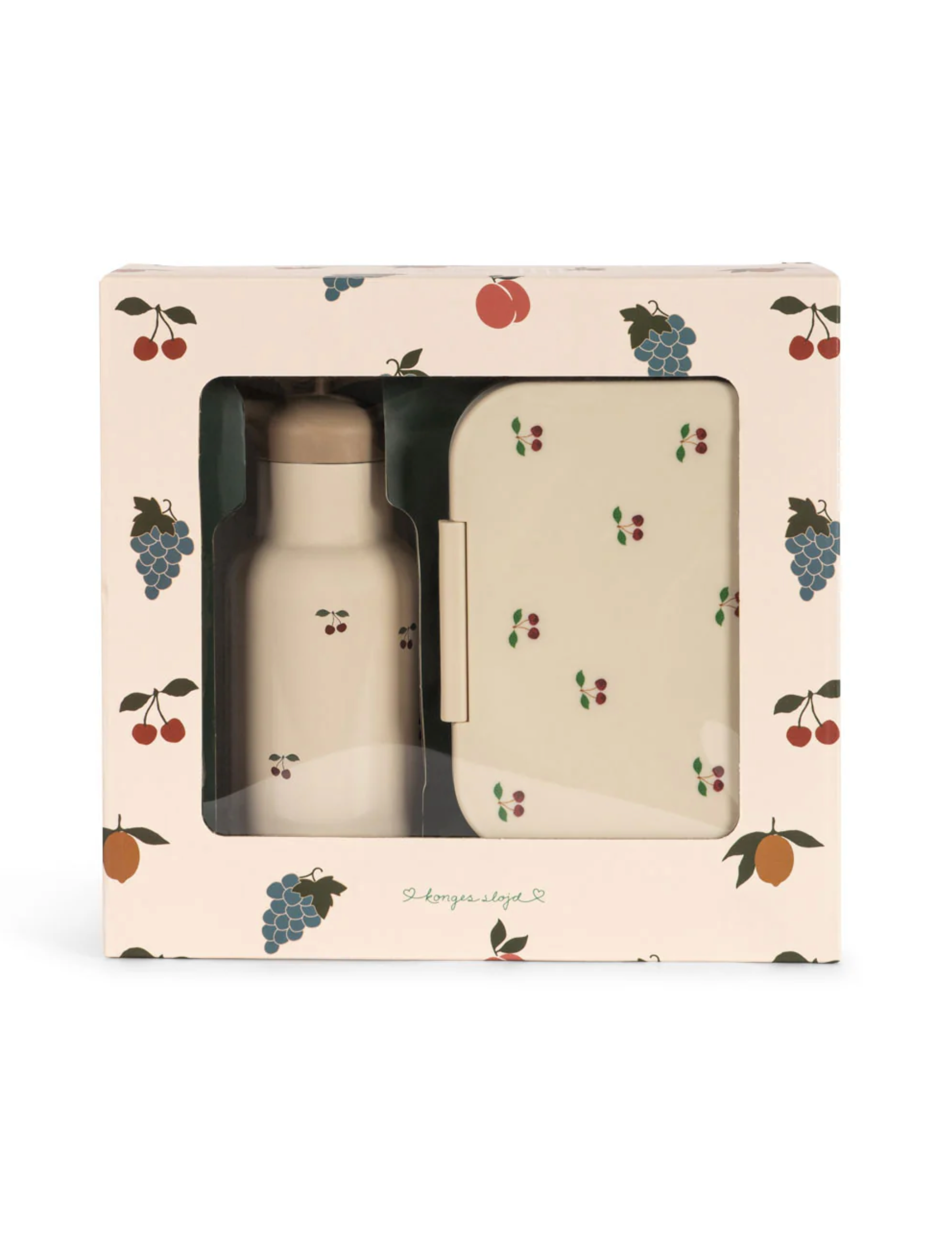 Konges Sløjd - Snackbox Set / Butterbrotdose "LUNCH BOX SET" | Cherry Blush