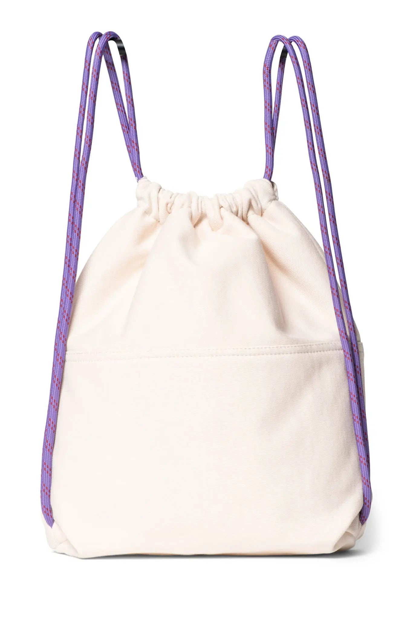 Studio Noos - Rucksack / Turnbeutel "Jersey Gym Bag" | off-white / lilac Studio Noos