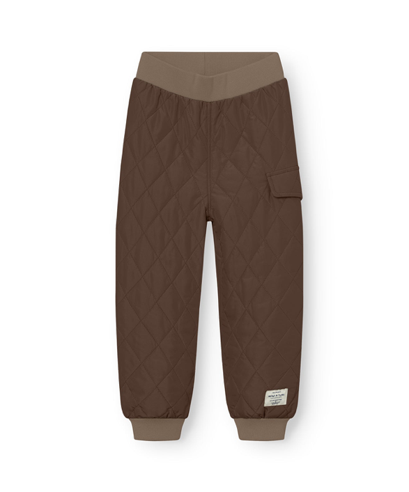 Mini A Ture - Thermo Hose "MATJAVA thermo pants. GRS" | Chestnut brown