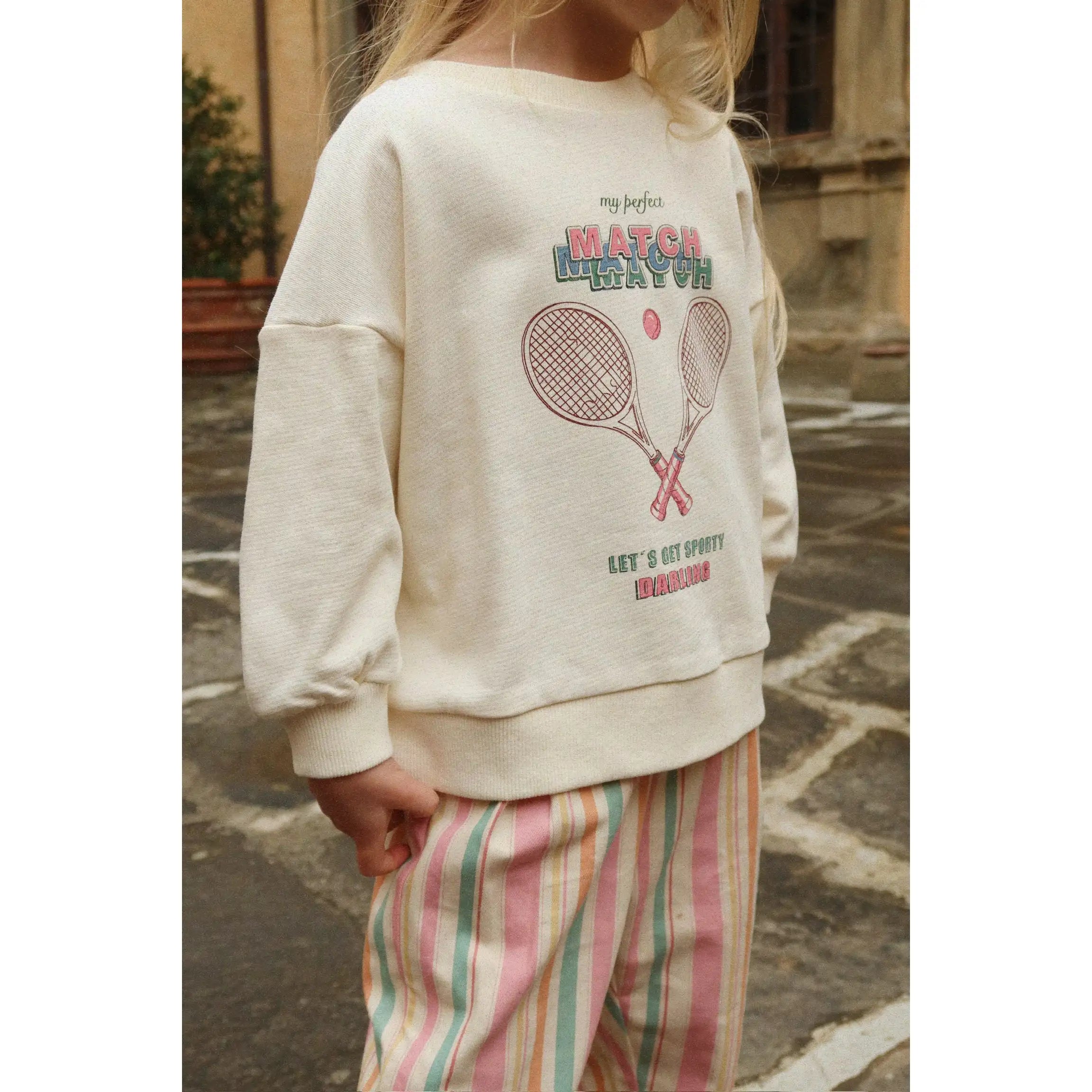 Konges Sløjd - Kleid "LOUPY LOU SWEAT SHIRT OCS" | buttercream