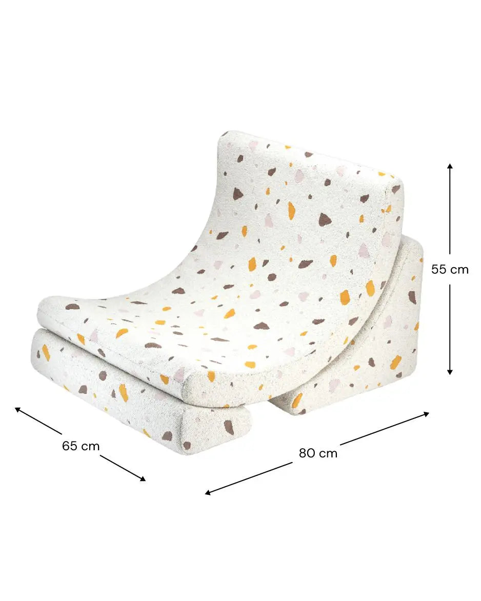 Wigiwama - Mondstuhl "Moon Chair" | terrazzo-marble