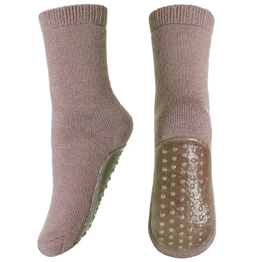 mp Denmark - Anti-Rutsch Socken "Wool Socks - Anti-Slip" | wood rose MP Denmark