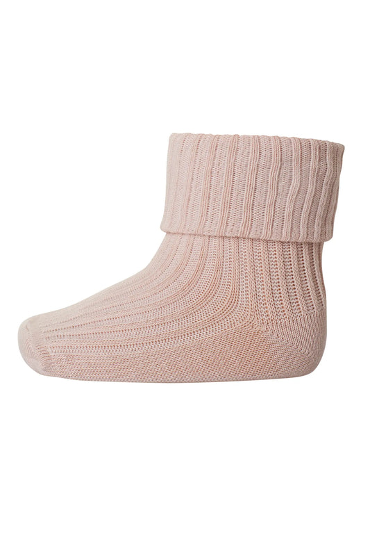 mp Denmark - Socken "Wool Rib Baby Socks" | rose dust MP Denmark