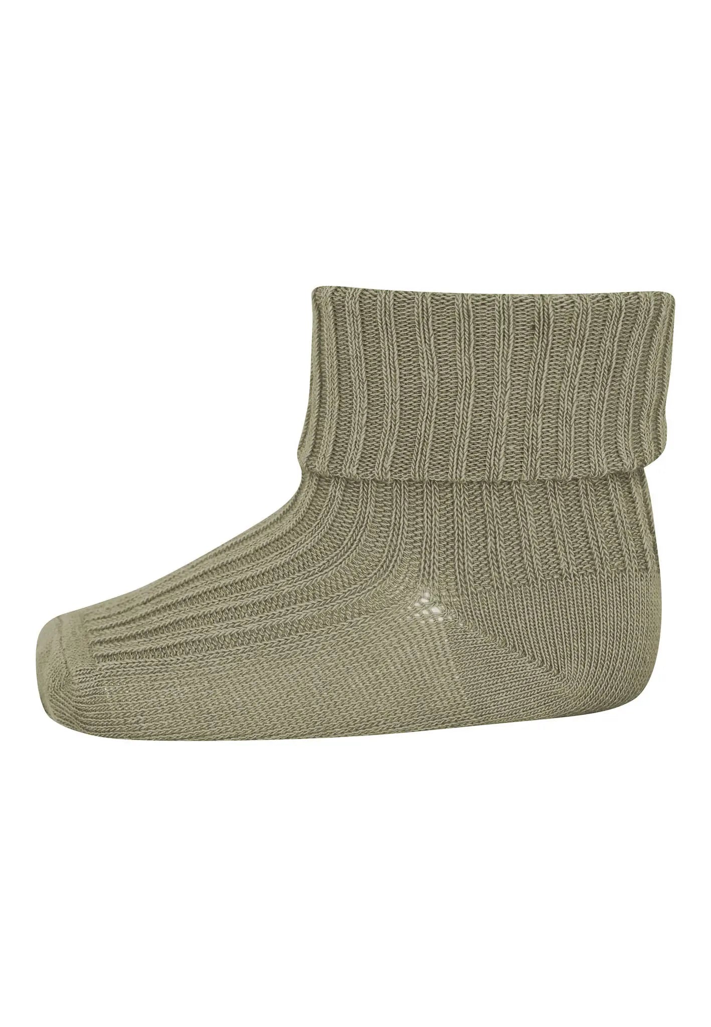 mp Denmark - Socken "Wool Rib Baby Socks" | silver sage MP Denmark