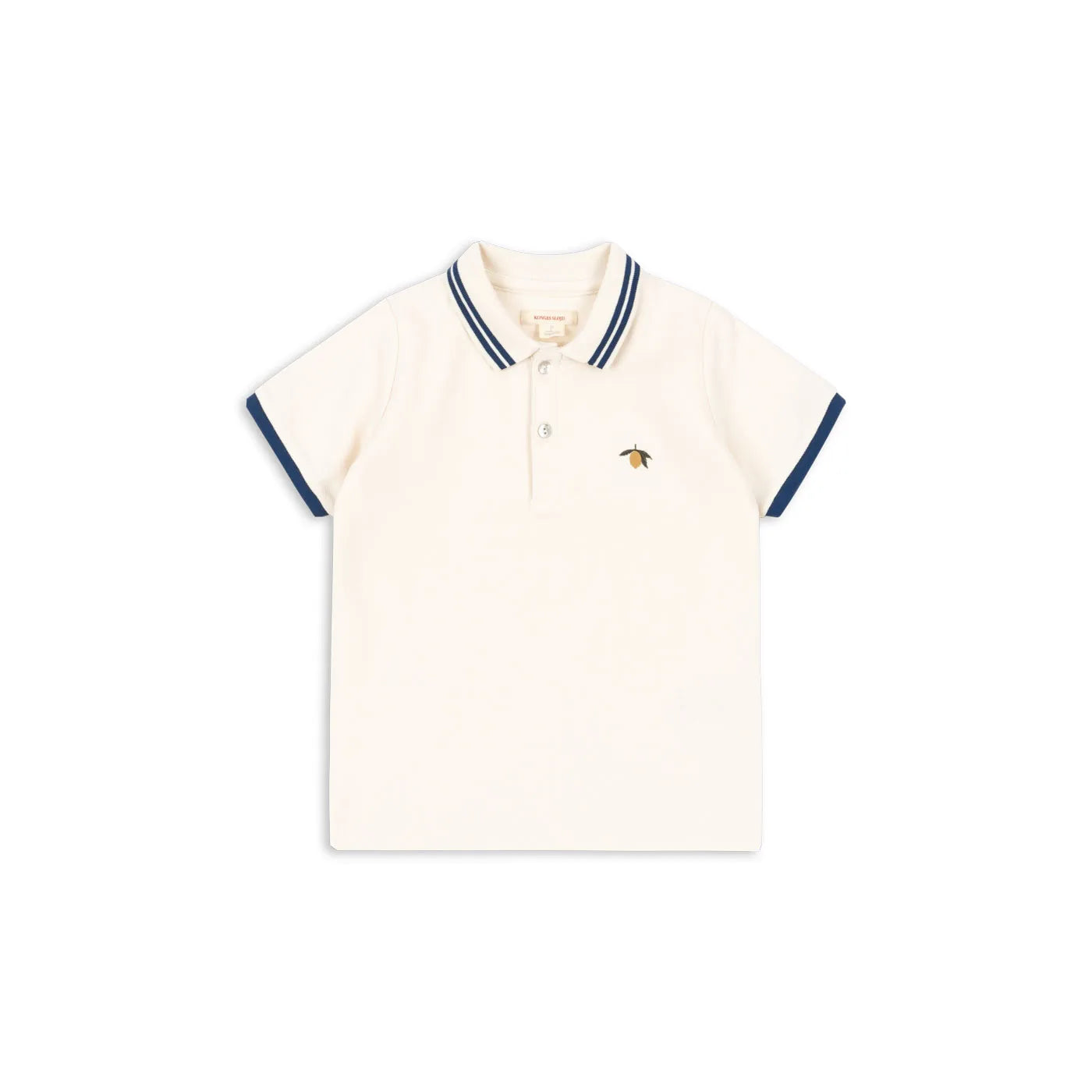 Konges Sløjd - Polo Shirt "FLORIAN POLO SHIRT GOTS" | antique white