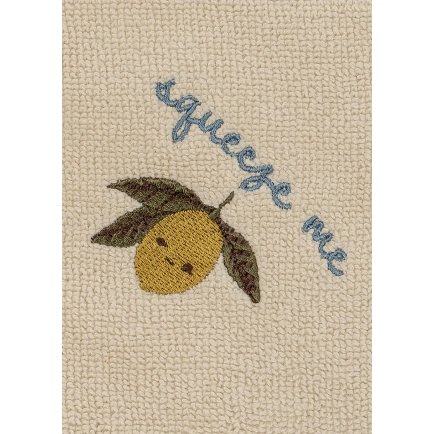 Konges Sløjd - Handtuch "TERRY TOWEL EMBROIDERY GOTS" | lemon