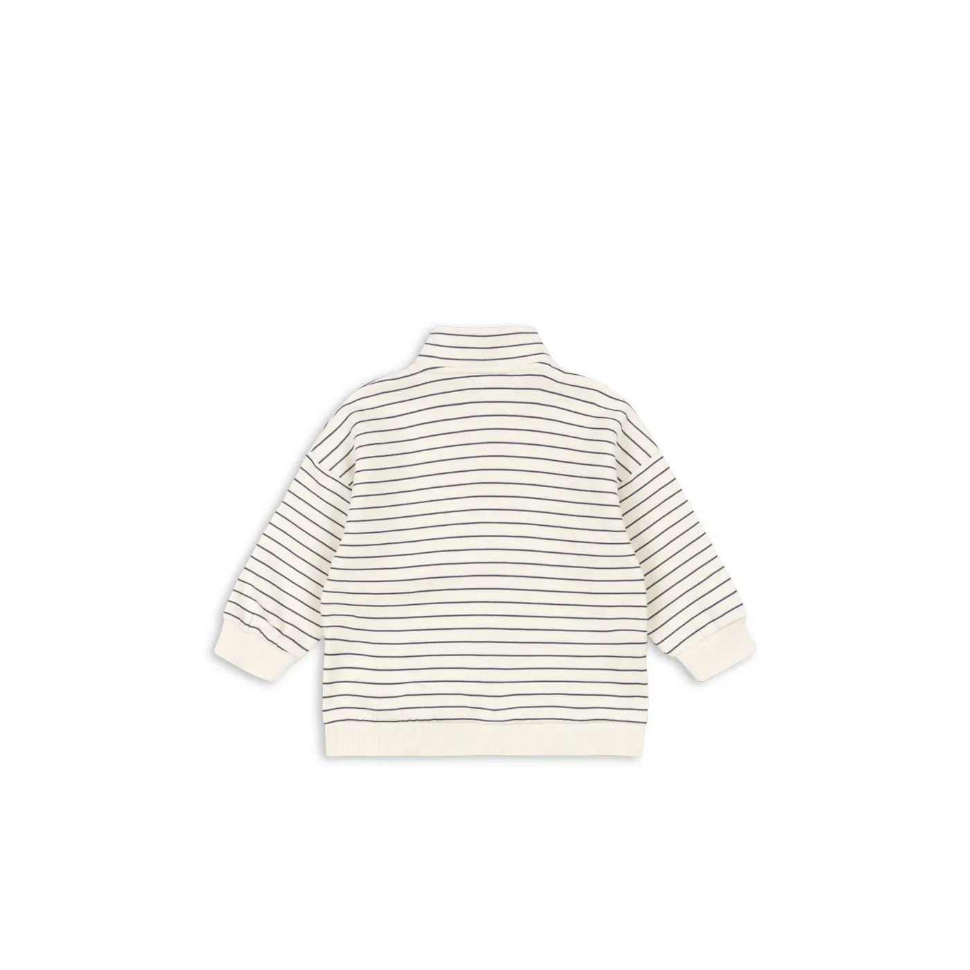 Konges Sløjd - Sweatshirt "LOU STRIPE HALF ZIP SWEAT OCS" | flintstone stripe