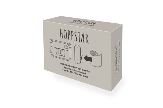 Hoppstar - Papierrollen - 3er Nachfüllpack | weiss
