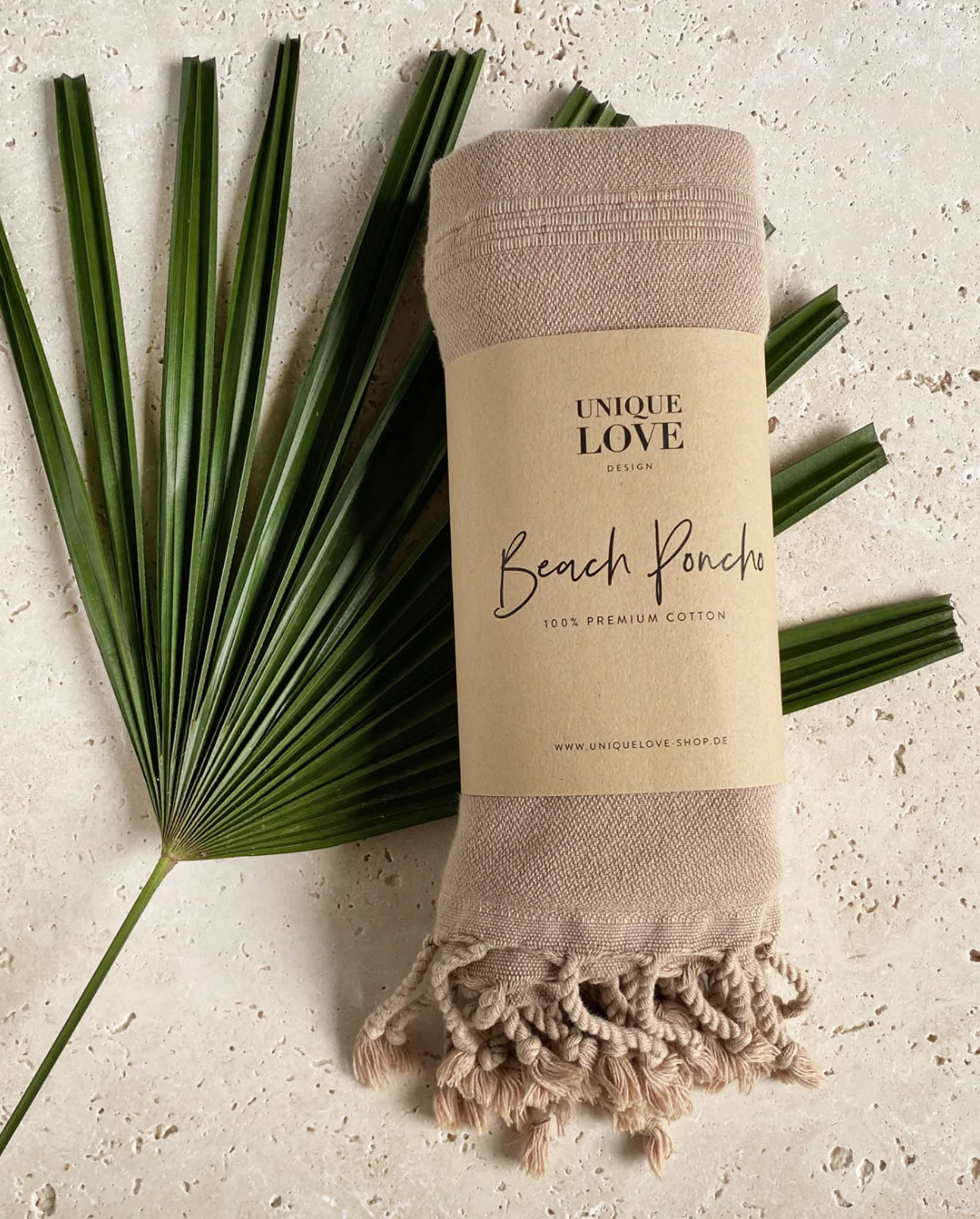 Unique Love - Poncho | warm beige - Leja Concept Store