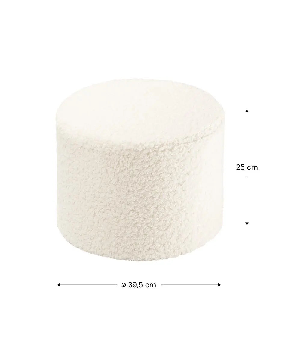 Wigiwama - Sitzpuff "Pouffe" | cream-white