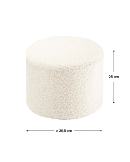 Wigiwama - Sitzpuff "Pouffe" | cream-white