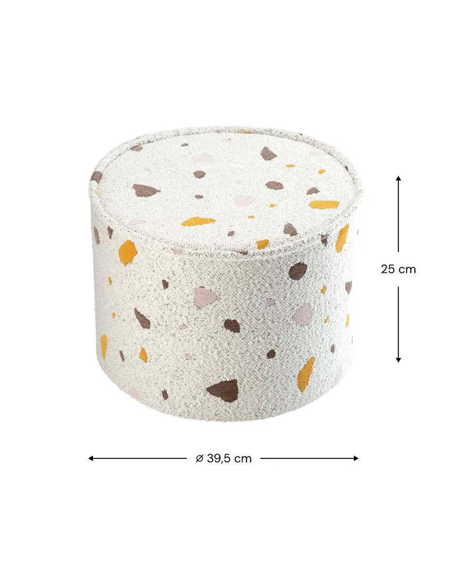 Wigiwama - Sitzpuff "Pouffe" | terrazzo-marble