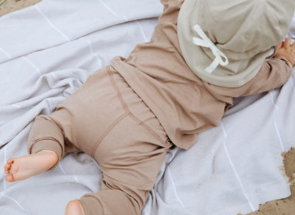 Cloby - Wendbarer Sonnenhut mit UV-Schutz "Sun Hat" |  peanut brown / sandy beach cloby