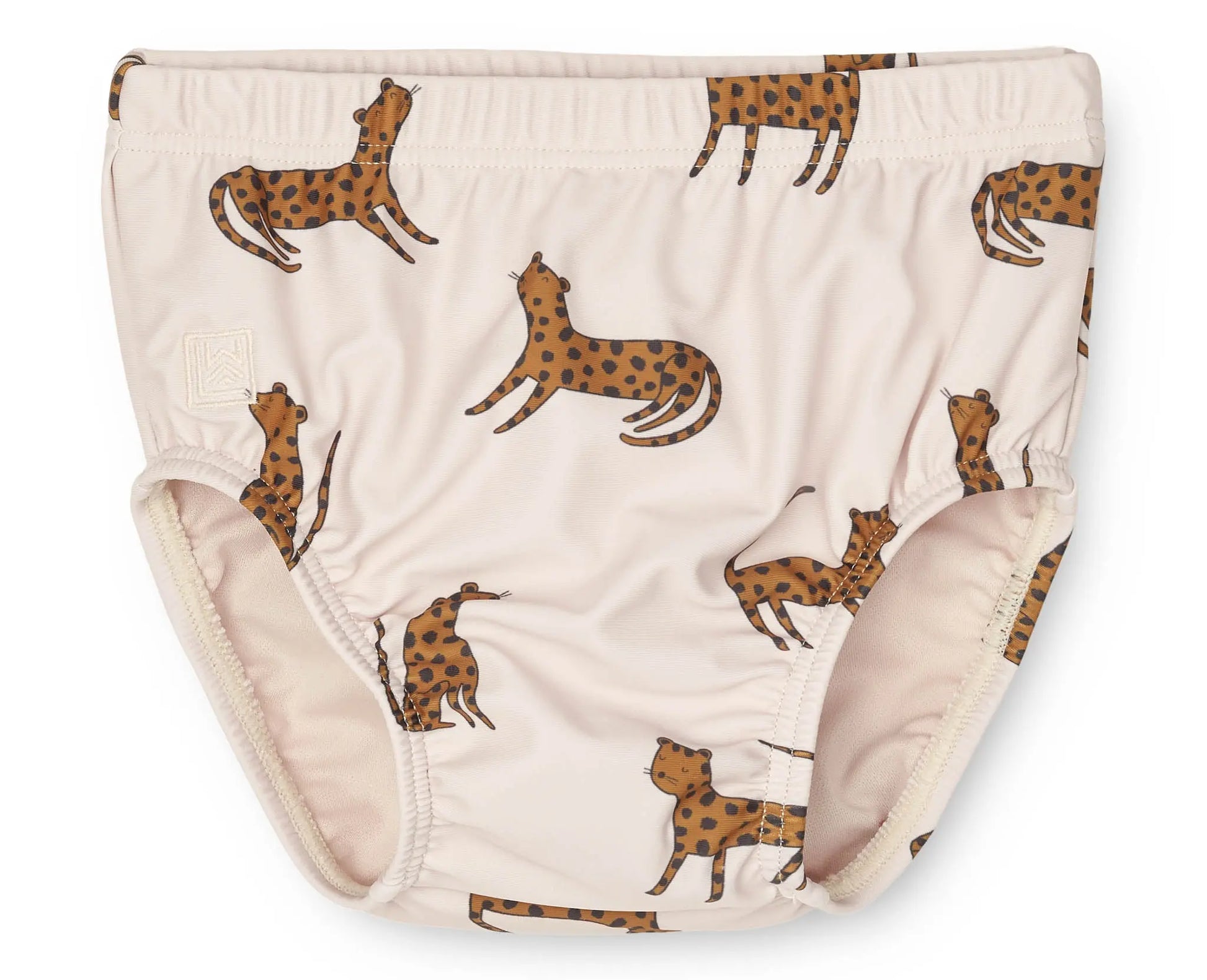 Liewood - Babybadehose "Anthony Baby Printed Swim Pants" | leopard / sandy Liewood