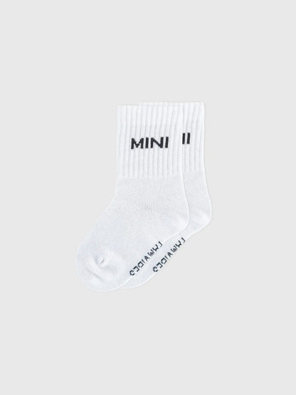 Famvibes - Socken "Striped MINI" | weiss / schwarz Famvibes