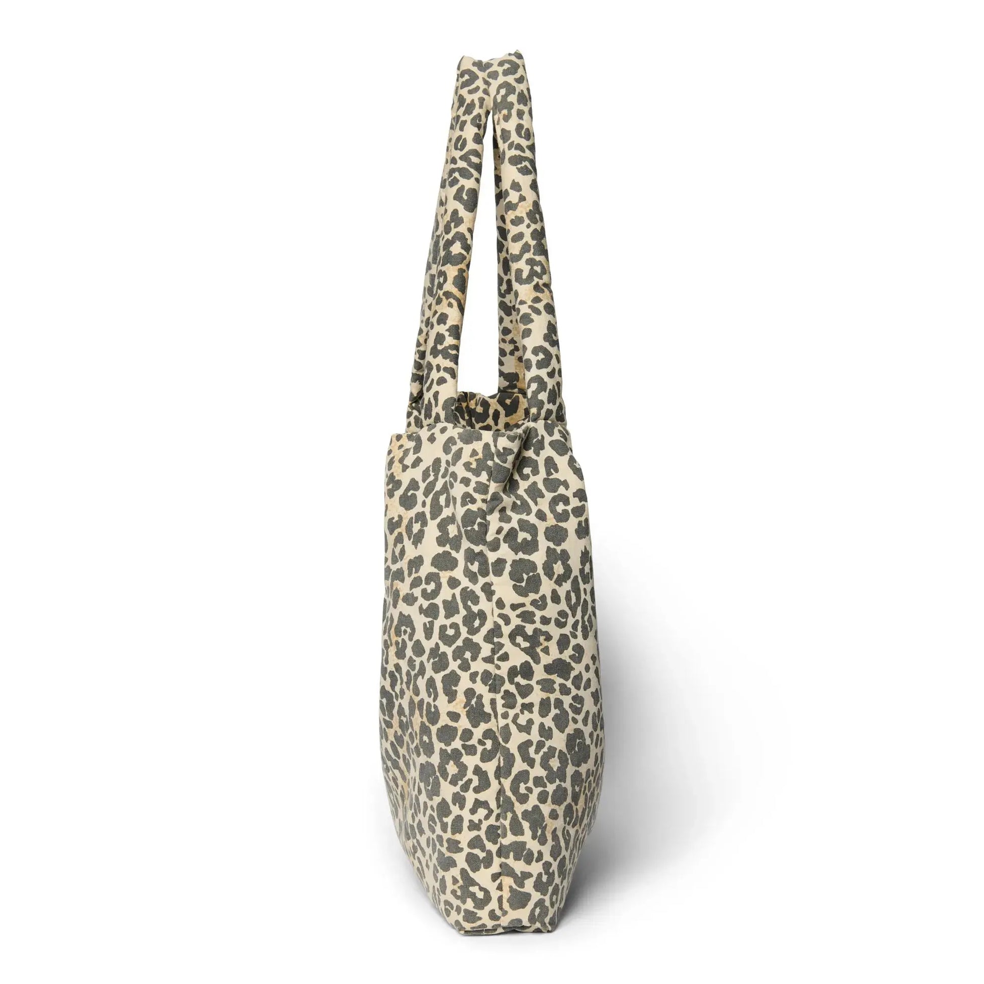 Studio Noos - Tasche "Soft Cotton Leopard Mom Bag" | beige / schwarz Studio Noos