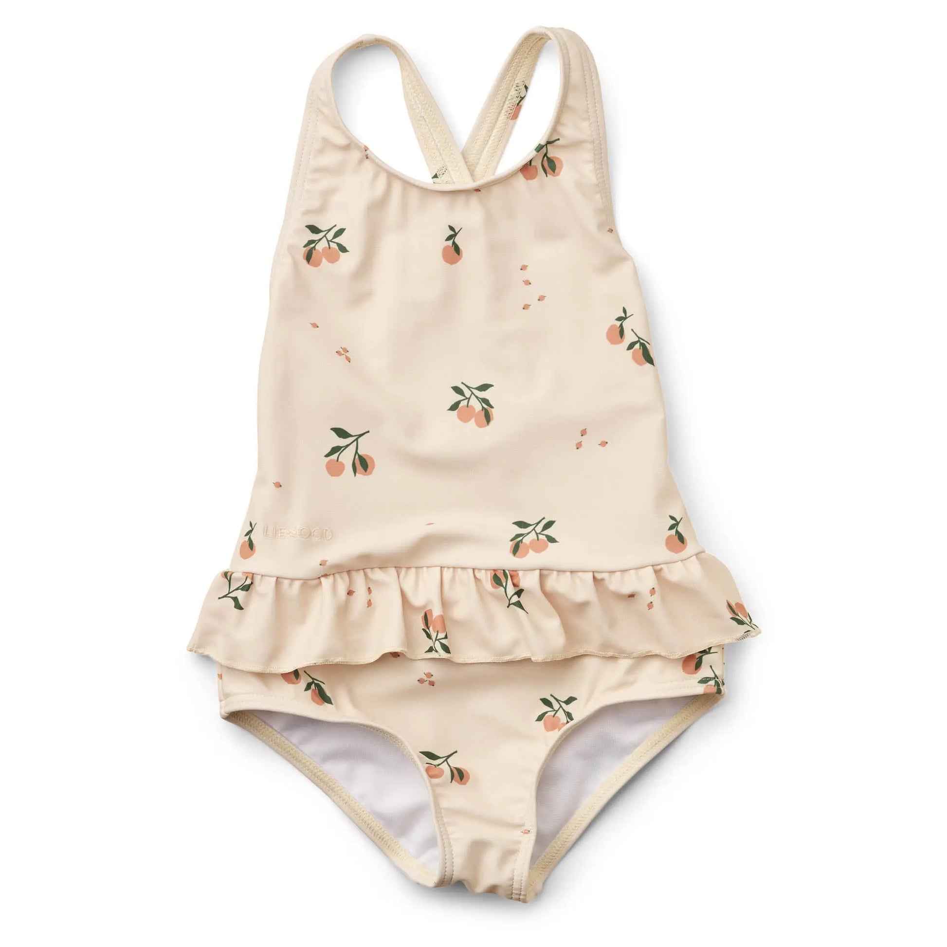 Liewood - "Amara Printed Swimsuit" | peach / sea shell Liewood