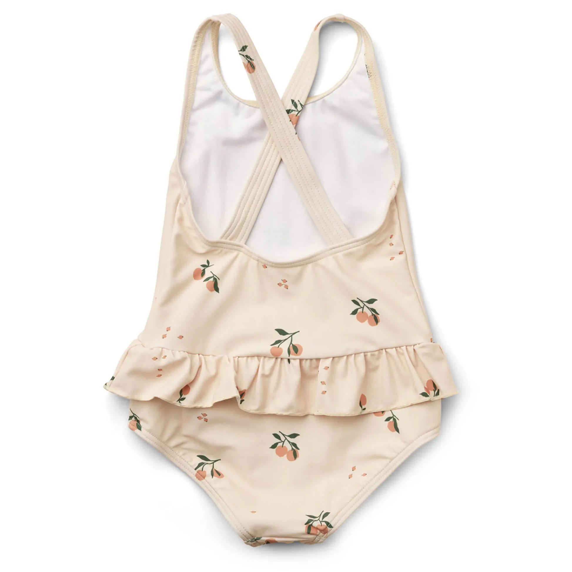 Liewood - "Amara Printed Swimsuit" | peach / sea shell Liewood